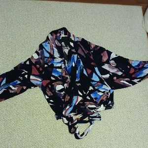 Lovestitch Coverup Top Ties In Front Size S